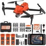 Autel Robotics EVO II PRO RTK V3, Real-time Centimeter-Level Positioning, Remote ID, S-ony 1'' 6K/30fps HDR Camera, GNSS Base Station & PPK Support, 38 Minutes, 15KM Transmission, for Mapping/Photogrammetry/Urban Planning/Searching