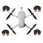 24-Piece Mini 2 Propeller Replacement Low-Noise and Quick-Release Blades Compatible with DJI Mini 2 / Mini SE/Mini 2 SE/Mini 4K Drones, Orange