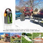 OVONIC 4s Lipo Battery 100C 1550mAh 14.8V Lipo Battery with XT60 Connector for RC FPV Racing Drone Quadcopter(2 Packs)