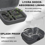 HOPELJ Mini 4K Carrying Case,Portable Small Hard Shell Storage Bag for DJI Mini 4K / 2 SE Drone,Controller Battery and Other Accessories-Sleek Grey Design.