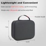 HOPELJ Mini 4K Carrying Case,Portable Small Hard Shell Storage Bag for DJI Mini 4K / 2 SE Drone,Controller Battery and Other Accessories-Sleek Grey Design.
