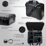 Lekufee Waterproof Hard Carrying Case for DJI Mini 4 Pro/4/3 Pro/3 Drone & RC 2/RC/N2/N1 Controller & Accessories