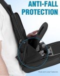 PEKREWS Mini 4 Pro Case, Waterproof Hard Carrying Case, Portable Travel Drone Sling Backpack, Crossbody Bag Compatible with DJI Mini 4 Pro, RC 2/ RC-N2 Controller, Fly More Combo and Accessories