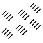 skrnrhrery Mini Propeller, Suitable for RC Aircraft Special Nylon Props Central axis 0.8MM Blade Length 46/42/37/MM Positive and Negative AB propellers Mini Quadcopter Accessories (37mm)