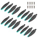 16PCS Foldable Drone Propellers Replace Parts for S159 Drone Spare Part, Replacement Low-Noise and Quick-Release Blades Props Wings Accessories