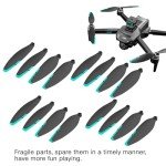 16PCS Foldable Drone Propellers Replace Parts for S159 Drone Spare Part, Replacement Low-Noise and Quick-Release Blades Props Wings Accessories