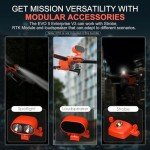 Autel Robotics EVO II Dual 640T Enterprise V3, Support Remote ID, 640 * 512@30 fps T~hermal Imaging, 0.8" RYYB CMOS 8K Sensor, DRI Ranges, 1-16x Zoom, 42 Mins,15KM Transmission