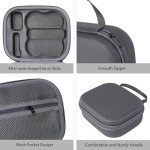 PONYRC Carrying Case for DJI NEO, Portable PU Leather Travel Storage Bag for DJI NEO Drone and Accessories, Grey