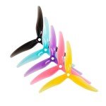 20pcs Fpv Drone Props Propeller: Gemfan Hurricane 51477 Tri-Blade 5 Inch Props for 4S 6S FPV Freestyle Racing, 10xCW 10xCCW