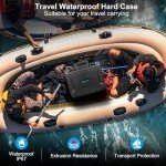 Lekufee Waterproof Hard Carrying Case for DJI Avata 2 Drone,Fly More Combo, Goggles N3 / 3 / Integra,RC Motion 3/2,FPV Remote Controller 3/2, and other Accessories(Case Only)