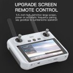 X-Verse SJRC F22 S2+ XR Drones with Camera for Adults 4K, RC Screen, 6KM RC Distance, 2 Axis Gimbal +EIS+Repeater, Professional Drone with Obstacle Avoidance, 3 Batteries for 120min Max Flight Time