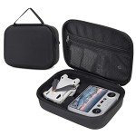 PONYRC Portable Storage Bag for DJI Mini 3/3 Pro - Waterproof PU Leather Carrying Case for DJI Mini 3/3 Pro Drone and Accessories