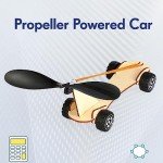 Libima 40 Pcs Plastic Propeller for STEM Activities Fold Resistant Propeller Blades with Rubber Band Hooks for Airplanes and Helicopters from Research Institution, 7.1 Inches(Black)