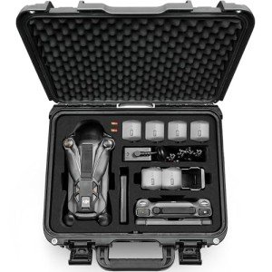Lekufee Waterproof Hard Carrying Case for DJI Mavic 4 Pro Drone, Fly More Combo, DJI RC Pro 2/RC 2, Battery (7 pcs), Charging Hub, and other Accessories(Case Only)