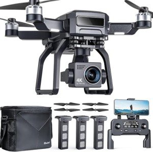 Bwine F7 Pro Drones with Camera for Adults 4K UHD Aerial, 3-Axis Gimbal, 10000FT Control, 75 Mins Flight Time with 3 Batteries, GPS Follow, Waypoint, Orbit Fly, Auto Return, Beginner Mode