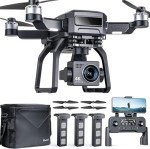 Bwine F7 Pro Drones with Camera for Adults 4K UHD Aerial, 3-Axis Gimbal, 10000FT Control, 75 Mins Flight Time with 3 Batteries, GPS Follow, Waypoint, Orbit Fly, Auto Return, Beginner Mode