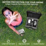 Lekufee Waterproof Hard Carrying Case for DJI Neo Drone, Neo Motion Fly More Combo, Goggles N3/3/2/Integra, RC 2/N3/N2/Motion 3/2 and Accessories (Case Only)