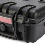 Amazon Basics Hard Camera Case, Small, Black, Solid, 12"L x 11"W x 6"H