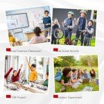 Libima 40 Pcs Plastic Propeller for STEM Activities Fold Resistant Propeller Blades with Rubber Band Hooks for Airplanes and Helicopters from Research Institution, 7.1 Inches(Red)