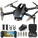 GPS Drone with Camera for Adults, 2K HD FPV Drones with Auto Return, Follow Me, Circle Fly, Waypoint Fly, Stable Hover, Brushless Motor, Foldable 5G Transmission Remote Control Quadcopter