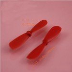 Propeller Props, 20pcs Propeller Blades UAV Propeller is Used for Remote Control Glider. The Nylon Mini Propeller is 1.8 Inches Long and The Center Hole is 0.03 Inch skrnrhrery (Black)