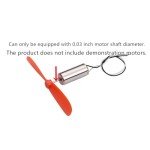 Propeller Props, 20pcs Propeller Blades UAV Propeller is Used for Remote Control Glider. The Nylon Mini Propeller is 1.8 Inches Long and The Center Hole is 0.03 Inch skrnrhrery (Black)