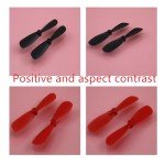 Propeller Props, 20pcs Propeller Blades UAV Propeller is Used for Remote Control Glider. The Nylon Mini Propeller is 1.8 Inches Long and The Center Hole is 0.03 Inch skrnrhrery (Black)