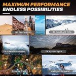 Autel Robotics EVO 2 PRO V3, Son-y 1" CMOS Sensor & 12-Bit Image 6K HDR Video EVO II Pro V3 Rugged Bundle, Moonlight Algorithm 2.0, 40 Minutes, 15KM Transmission, 360° Obstacle, SkyLink 2.0