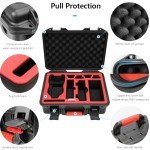 FPVtosky Hard Case for DJI Air 3S/Air 3 Drone/Fly More Combo, Waterproof Air 3S Hard Shell Carrying Case Accessories, Compatible with DJI RC2/ RC-N2/ RC Pro, Up to 8 Batteries