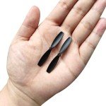 uxcell RC Propellers 55mm CW CCW 2-Vane Main Rotors Black 2 Pairs