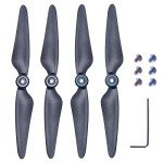 Bwine Drone Blades for Bwine F7, 4 Pcs Original Propeller, RC Drone Quadcopter - Black