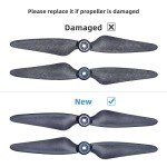 Bwine Drone Blades for Bwine F7, 4 Pcs Original Propeller, RC Drone Quadcopter - Black