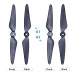 Bwine Drone Blades for Bwine F7, 4 Pcs Original Propeller, RC Drone Quadcopter - Black