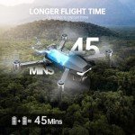 GPS Drone with Camera 4K, Under 249g, 45 Mins Flight, Brushless Motor, Light, Auto Follow, Tap Fly & Circle Fly, One Key Start, Foldable Drone for Adults Beginners