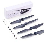 Bwine Drone Blades for Bwine F7, 4 Pcs Original Propeller, RC Drone Quadcopter - Black