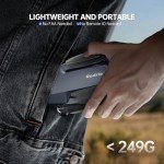 GPS Drone with Camera 4K, Under 249g, 45 Mins Flight, Brushless Motor, Light, Auto Follow, Tap Fly & Circle Fly, One Key Start, Foldable Drone for Adults Beginners