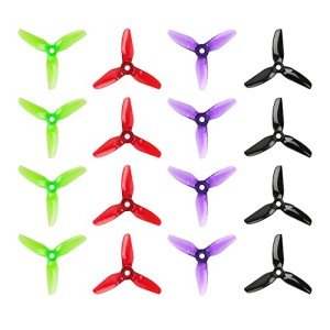 16pcs HQProp 3x4x3 Tri-Blade Propeller 3 inch Props for RC FPV Drone Quadcopter (4sets, mix color)