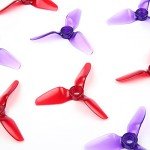 16pcs HQProp 3x4x3 Tri-Blade Propeller 3 inch Props for RC FPV Drone Quadcopter (4sets, mix color)
