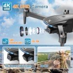 X-shop GPS Drones with Camera for Adults 4K, Brushless Motor FPV RC Quadcopter with Auto Return, Follow Me, Headless Mode, 50 Mins Long Flight, Lightweight and Foldable Drone for Beginner