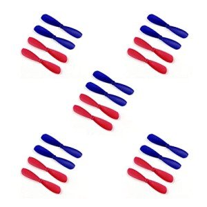 skrnrhrery Propeller Blades,1.8(in) Positive and Negative propellers are Suitable for Quadcopter Aircraft Model Airplane Glider Center Hole 0.04(in) UAV Spare Parts Mini Drone propellers