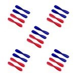 skrnrhrery Propeller Blades,1.8(in) Positive and Negative propellers are Suitable for Quadcopter Aircraft Model Airplane Glider Center Hole 0.04(in) UAV Spare Parts Mini Drone propellers