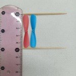 skrnrhrery Propeller Blades,1.8(in) Positive and Negative propellers are Suitable for Quadcopter Aircraft Model Airplane Glider Center Hole 0.04(in) UAV Spare Parts Mini Drone propellers