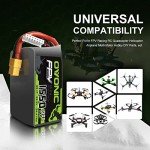 OVONIC 6S Lipo Battery 100C 1550mAh 22.2V Lipo Battery with XT60 Connector for RC FPV Racing Drone Quadcopter