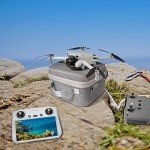 GAGITERVR Hard Carrying Case for DJI MINI 3/3 Pro Drone - Compatible with DJI RC/RC N1 Remote Controllers, Shoulder Strap and Propeller Holder Strap