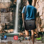 Lekufee Waterproof Hard Case for DJI Mini 4 Pro,Mini 3 Pro / 3 Drone,DJI RC 2, RC N3 / N2 / N1 and other Accessories(Case Only)