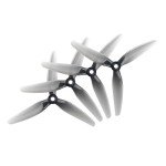 16pcs Fpv Drone Props Propeller: HQProp Ethix S5 Light Grey 5x4x3 Tri-Blade 5 Inch Props for 4S 6S FPV Freestyle Racing,8xCW 8xCCW