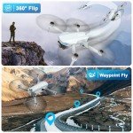 Drone with Camera, 2K HD FPV Drone with Brushless Motor, Altitude Hold, Gesture Selfie, 3D Flips, Waypoint Fly, One Key Take Off/Landing, Foldable Mini Drones for Adults and Beginners