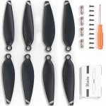 Ruko 4 Pcs F11MINI Drone Propellers Accessories Compatible Replacement Low-Noise and Quick-Release Blades