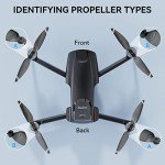 Ruko 4 Pcs F11MINI Drone Propellers Accessories Compatible Replacement Low-Noise and Quick-Release Blades