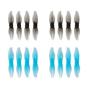 BETAFPV Gemfan 16pcs 2015 2-Blade Prop with 1.5mm Shaft Hole for 2S Brushless Tiny Whoop Drone - Blue&Grey